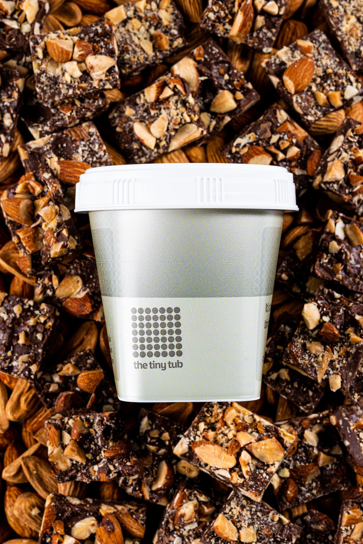 Tiny Chocolate Almond Barks