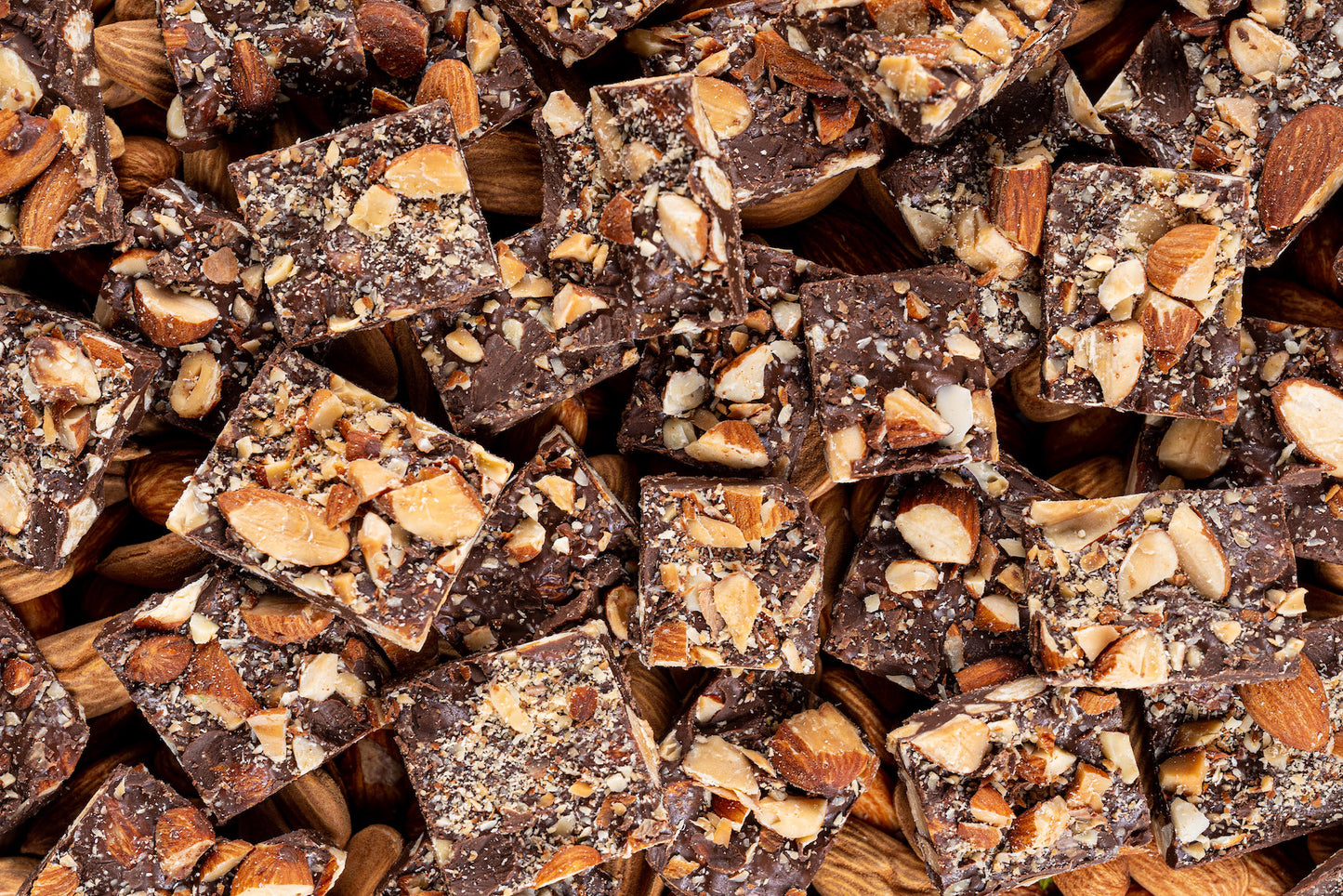 Tiny Chocolate Almond Barks