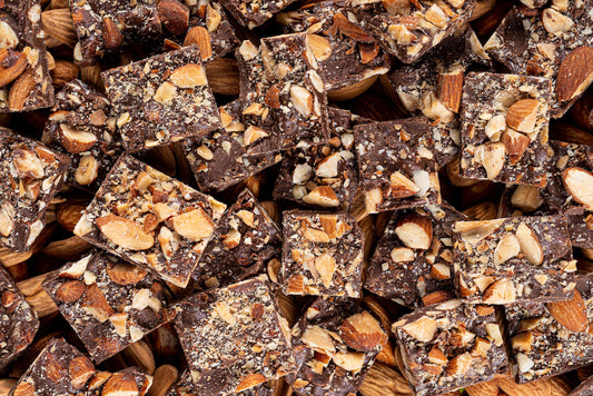Tiny Chocolate Almond Barks