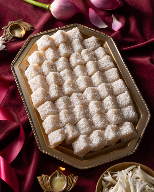 Tiny Coconut Barfi